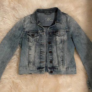 Mavi Slightly Cropped Denim Jacket